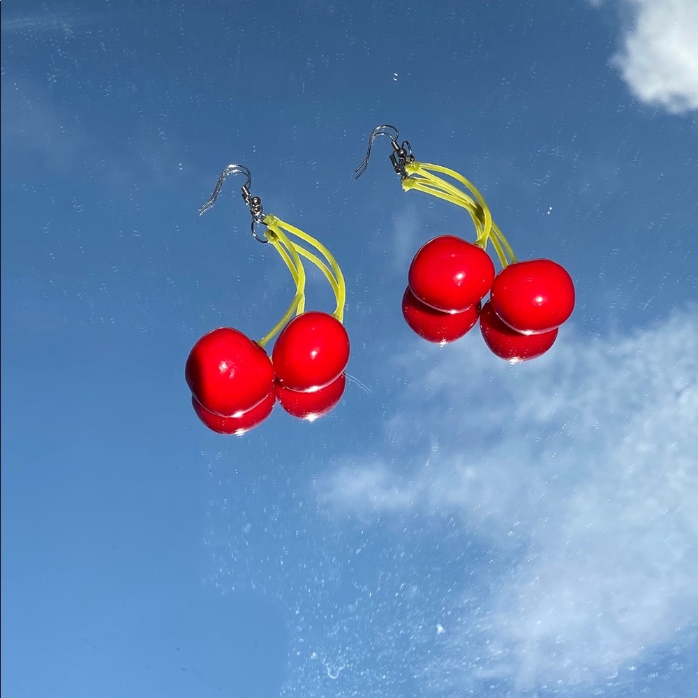 Cherry earrings